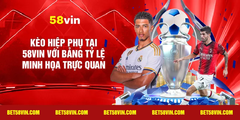 Kèo Hiệp Phụ tại 58vin với bảng tỷ lệ minh họa trực quan