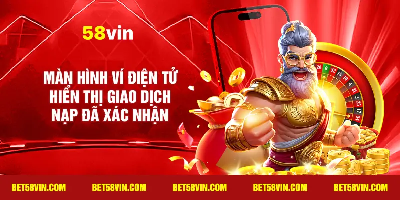 Màn hình ví điện tử hiển thị giao dịch nạp đã xác nhận