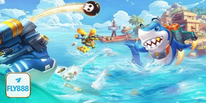 Bắn cá Long Vương - Bối cảnh đại dương sống động, dễ tạo cảm giác nhập vai